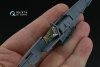 Quinta Studio QD72181 P-51D Mustang Early 3D-Printed & coloured Interior on decal paper (Eduard) 1/72